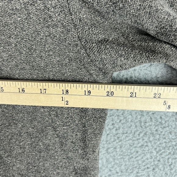DESO Sweater Womens Large 1/2 Snap Pull Over Made In USA Grey Brown California - Picture 13 of 15